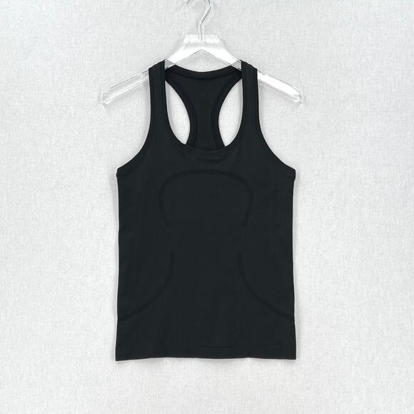 LULULEMON Swiftly Tech Racerback Tank Womens 6 Black Lightweight Stretch - Picture 1 of 11